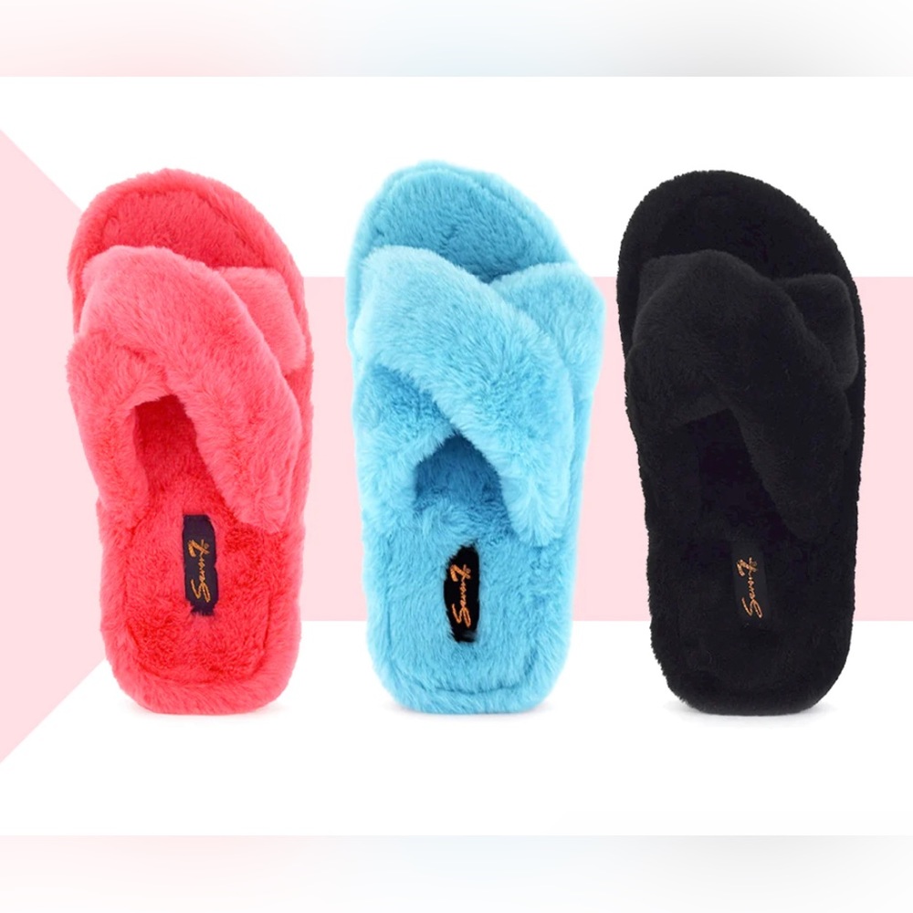 SEVEN7 FOOTWEAR - Kiki Faux Fur Slide - PLATINUM - Picture 4 of 6